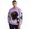 DRAKE CLIPS CUTOUT TAPESTRY SWEATSHIRT