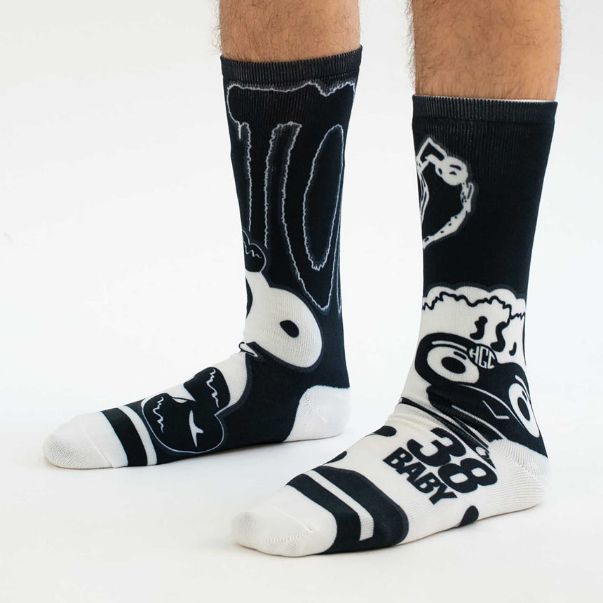 NBA 38  BABY SOCKS (BLACK)