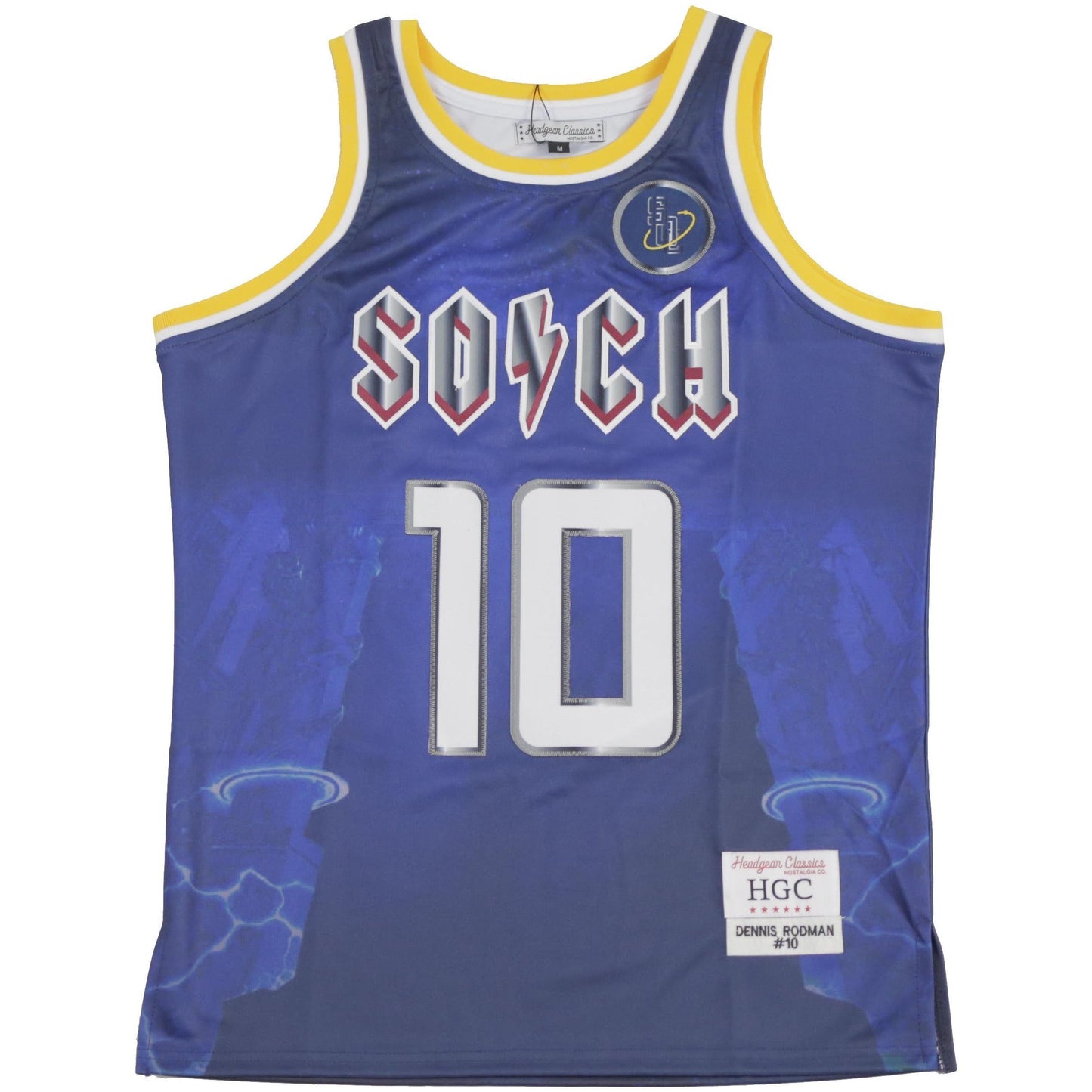 DENNIS RODMAN ALTERNATE BLUE HIGH  SCHOOL BASKETBALL JERSEY - Allstarelite.com