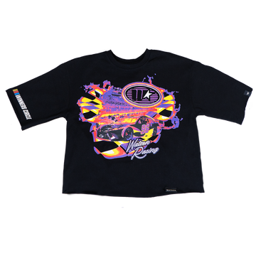 WATSON LIVE FOR SPEED CROPPED T-SHIRT (BLACK)
