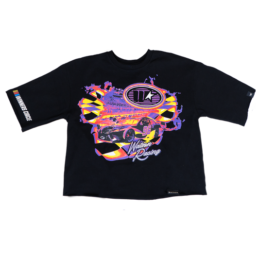 WATSON LIVE FOR SPEED CROPPED T-SHIRT (BLACK)
