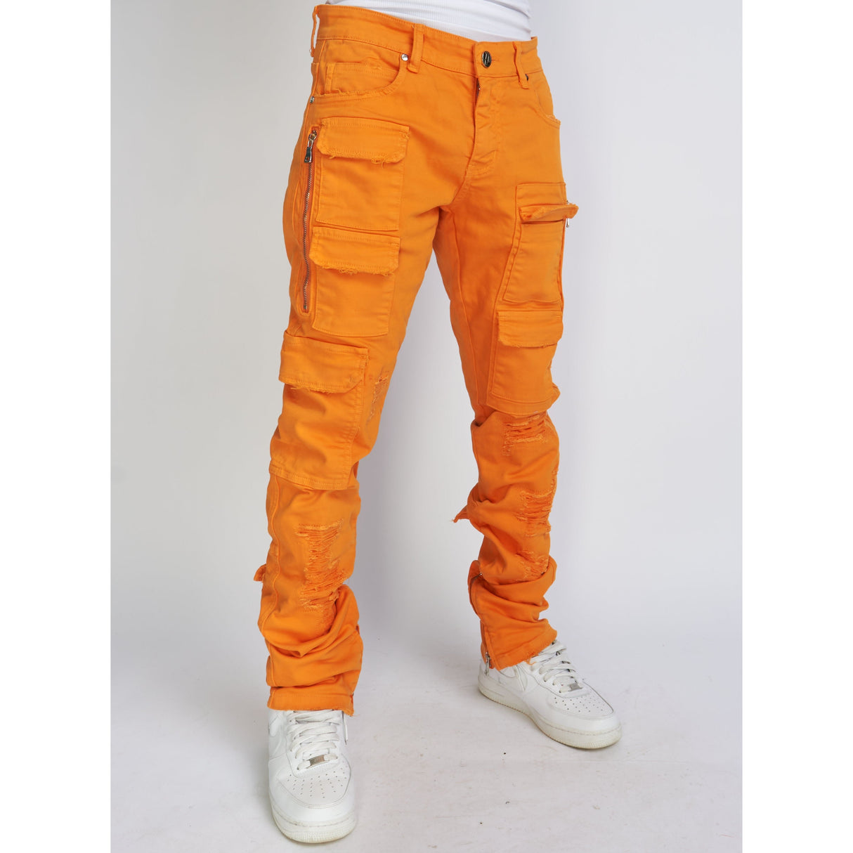 Politics Jeans - Skinny Stacked Cargo - Orange - Murphy507