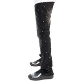 WATSON BLACK DENIM DIAMOND STITCH LF00001