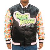 FRESH PRINCE RETRO SATIN JACKET (BLACK)