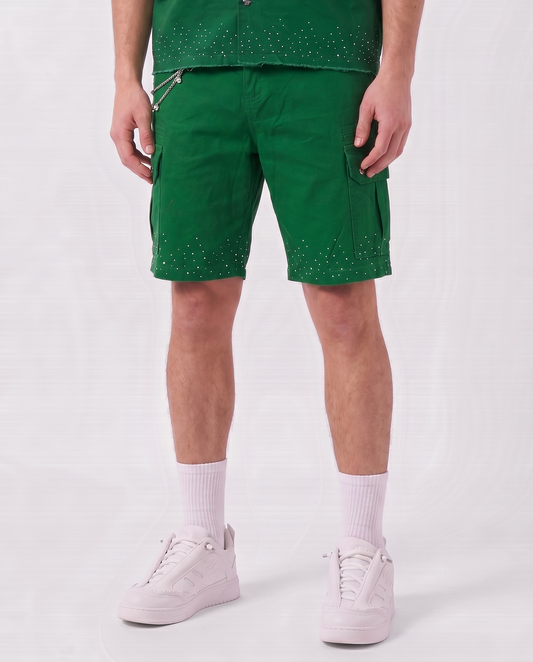 WATSON STAINED GLASS WORK SHORTS (GREEN)