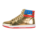 GOLD TRUMP SNEAKERS (HIGH TOP)