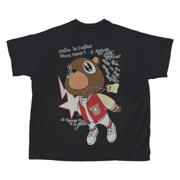 GRADUATION BEAR T-SHIRT (BLACK)