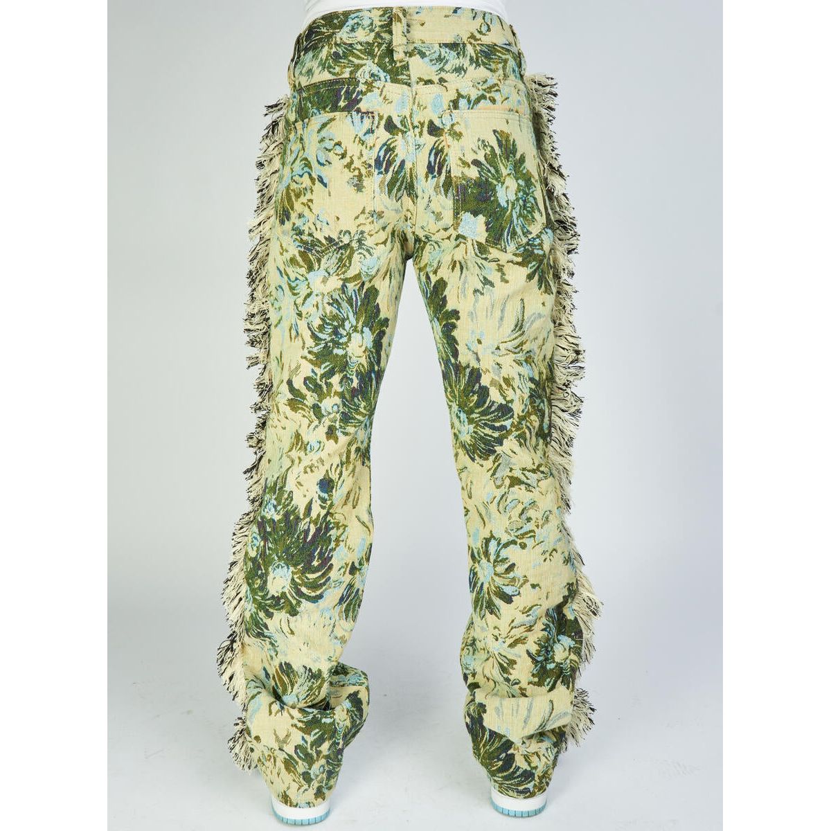 Politics Jeans - Woven Stacked With Frey - Green Jacquard - Donovan 505