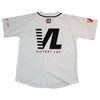 NIPSEY HUSSLE YOUTH BASEBALL JERSEY (WHITE)