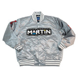 MARTIN SILVER SATIN JACKET (SILVER)