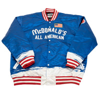 MCDONALDS ALL AMERICAN KOBE BRYANT SATIN JACKET (BLUE/WHITE)