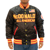 ZION WILLIAMSON MCD ALL AMERICAN SATIN JACKET (BLACK)