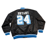 KOBE CRENSHAW SATIN JACKET (BLACK/BLUE)
