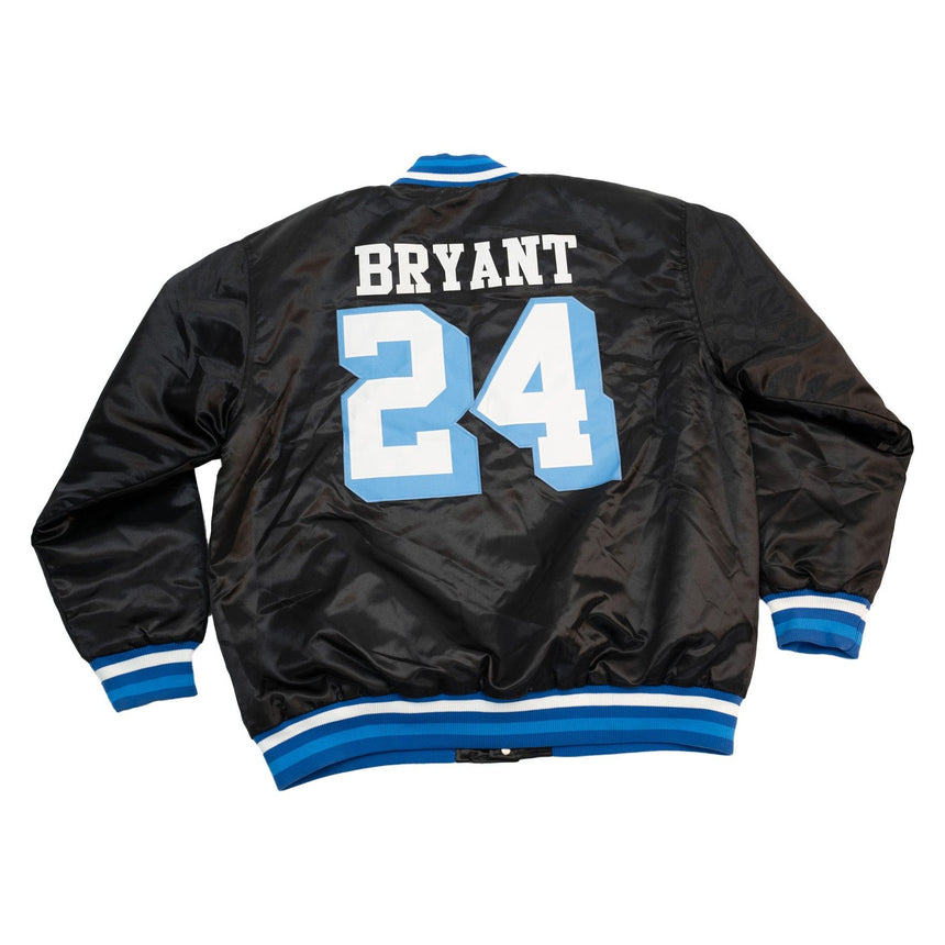 KOBE CRENSHAW SATIN JACKET (BLACK/BLUE)