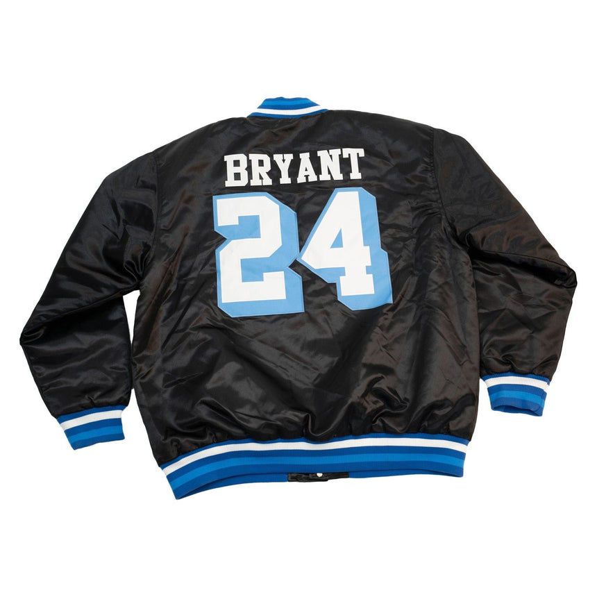 KOBE CRENSHAW SATIN JACKET (BLACK/BLUE)