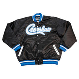 KOBE CRENSHAW SATIN JACKET (BLACK/BLUE)
