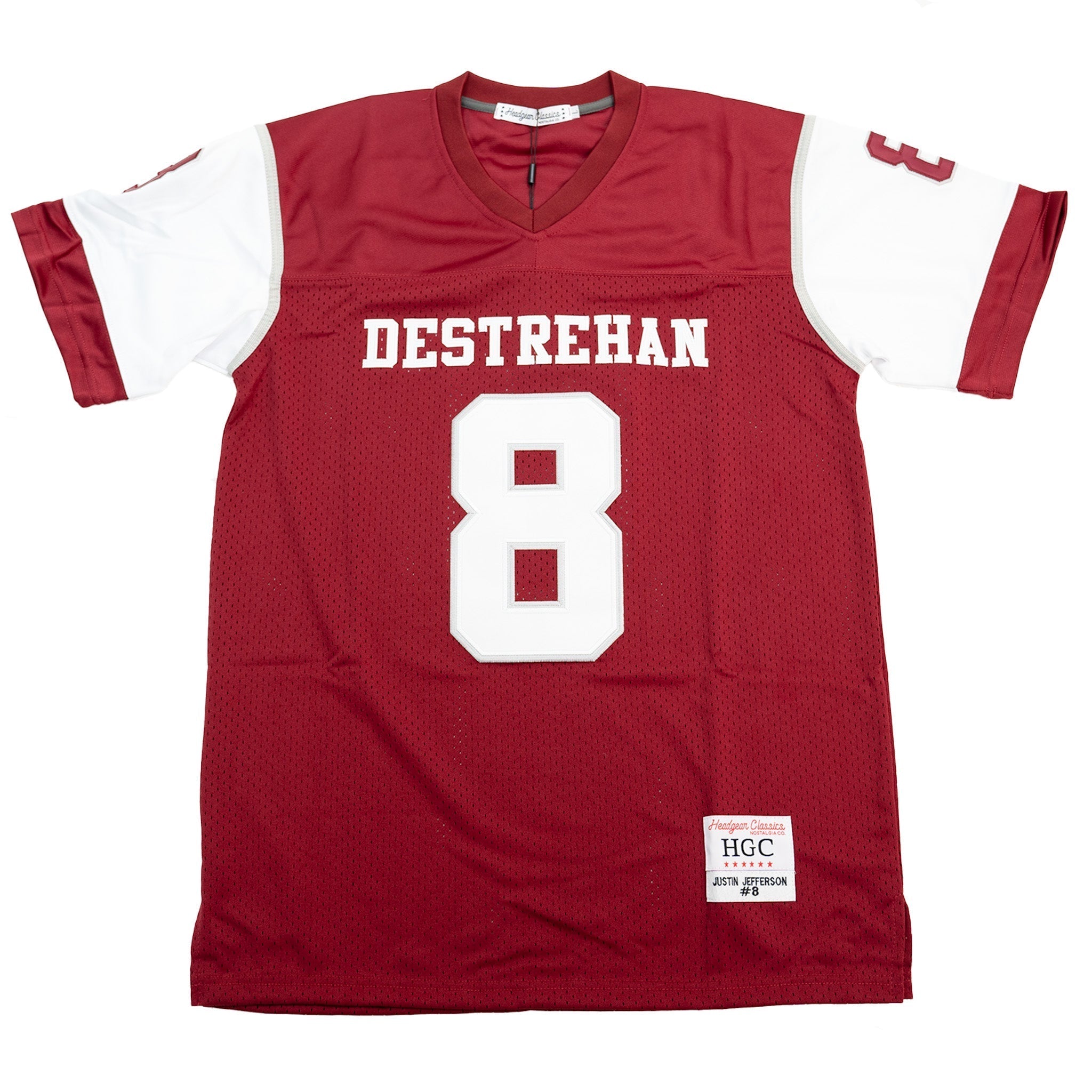 JUSTIN JEFFERSON HIGH SCHOOL FOOTBALL JERSEY (RED) – All Star Elite