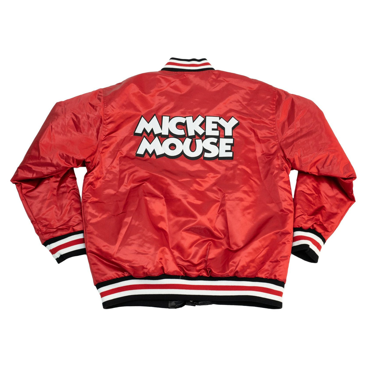 YOUTH MICKEY MOUSE SATIN JACKET RED