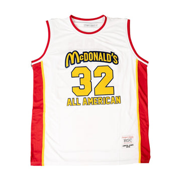 LEBRON JAMES MCDONALDS ALL AMERICAN HIGH SCHOOL JERSEY (WHITE)
