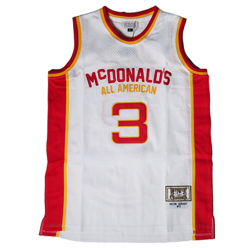 KEVIN DURANT MCDONALDS ALL AMERICAN HIGH SCHOOL JERSEY (WHITE)