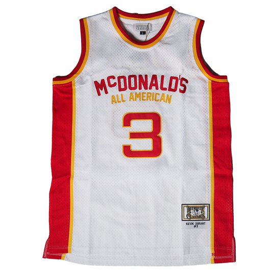 KEVIN DURANT MCDONALDS ALL AMERICAN HIGH SCHOOL JERSEY (WHITE)