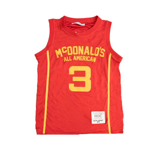 KEVIN DURANT MCD ALL AMERICAN HIGH SCHOOL JERSEY (RED)