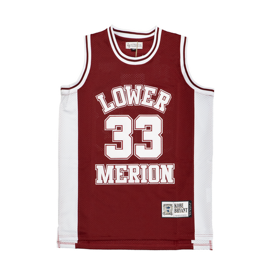 KOBE BRYANT HIGH SCHOOL AUTHENTIC BASKETBALL JERSEY (MAROON)