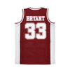KOBE BRYANT HIGH SCHOOL AUTHENTIC BASKETBALL JERSEY (MAROON)