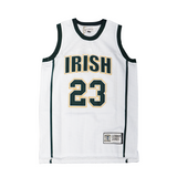 IRISH LEBRON JAMES AUTHENTIC BASKETBALL JERSEY (WHITE)
