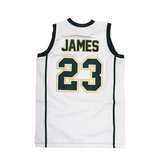 IRISH LEBRON JAMES AUTHENTIC BASKETBALL JERSEY (WHITE)