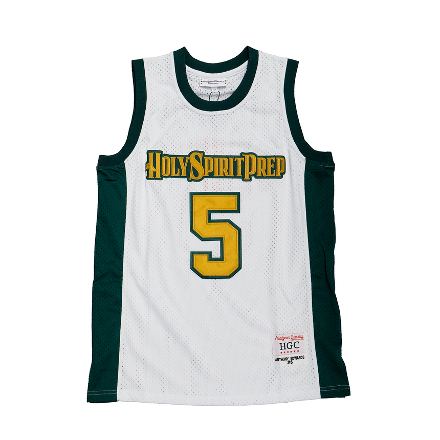 ANTHONY EDWARDS HIGH SCHOOL BASKETBALL JERSEY (WHITE)