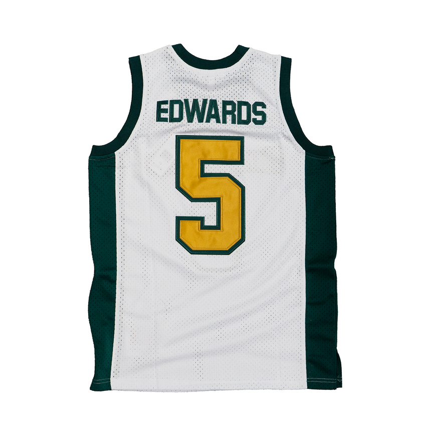 ANTHONY EDWARDS HIGH SCHOOL BASKETBALL JERSEY (WHITE)