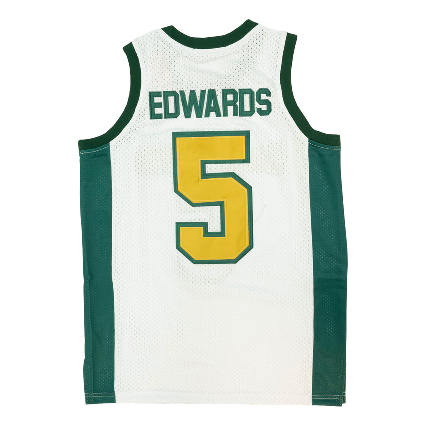 ANTHONY EDWARDS HIGH SCHOOL BASKETBALL JERSEY (WHITE)