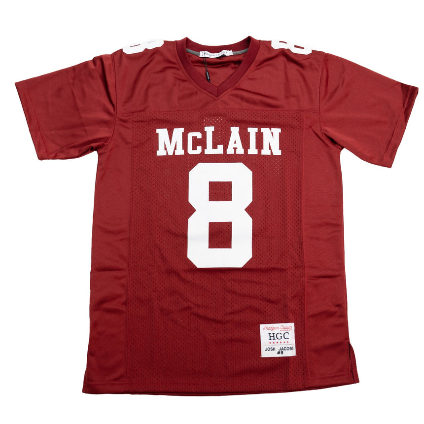 JOSH JACOBS HIGH SCHOOL FOOTBALL JERSEY (MAROON)