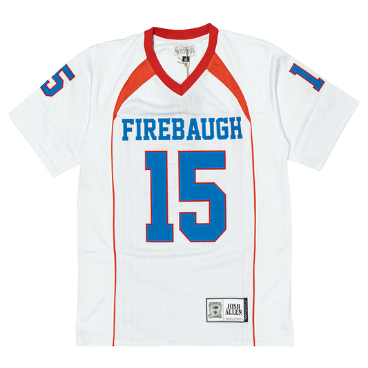 JOSH ALLEN FIREBAUGH HIGH SCHOOL FOOTBALL JERSEY (WHITE)