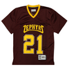 SAQUON BARKLEY WHITEHALL ZEPHYRS HIGH SCHOOL FOOTBALL JERSEY (MAROON)