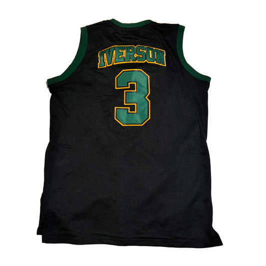 BETHEL ALLEN IVERSON BLACK HIGH SCHOOL BASKETBALL JERSEY