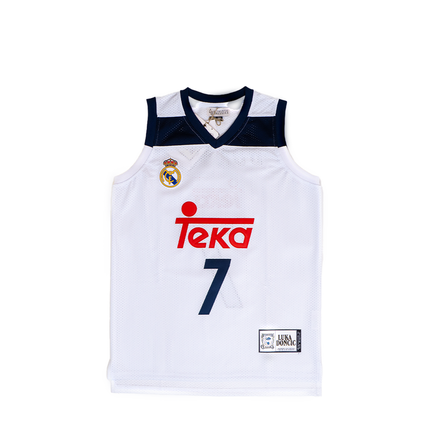 LUKA DONCIC MADRID TEKA AUTHENTIC BASKETBALL JERSEY (WHITE)