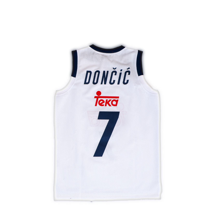 LUKA DONCIC MADRID TEKA AUTHENTIC BASKETBALL JERSEY (WHITE)