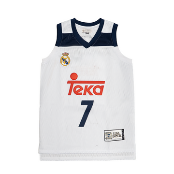 LUKA DONCIC MADRID TEKA AUTHENTIC BASKETBALL JERSEY (WHITE)