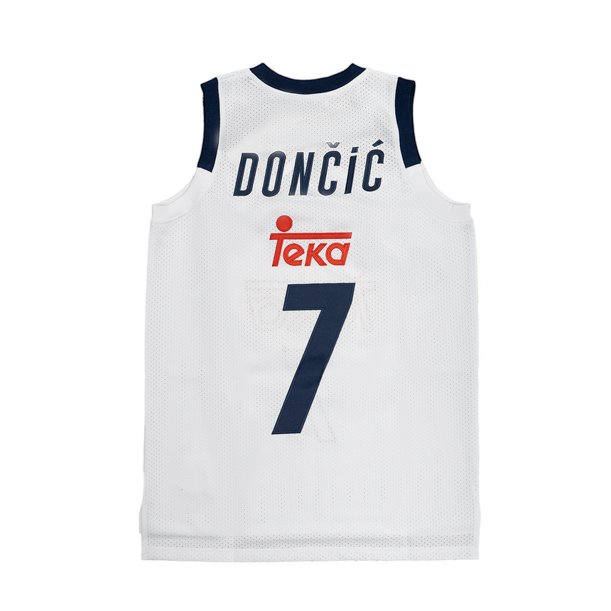 LUKA DONCIC MADRID TEKA AUTHENTIC BASKETBALL JERSEY (WHITE)