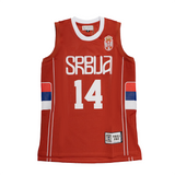 NIKOLA JOKIC SERBIA AUTHENTIC BASKETBALL JERSEY (RED)