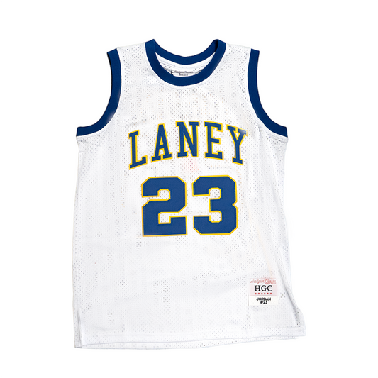 MICHAEL JORDAN LANEY HIGH SCHOOL BASKETBALL JERSEY (WHITE)