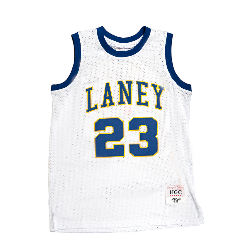 MICHAEL JORDAN LANEY HIGH SCHOOL BASKETBALL JERSEY (WHITE)