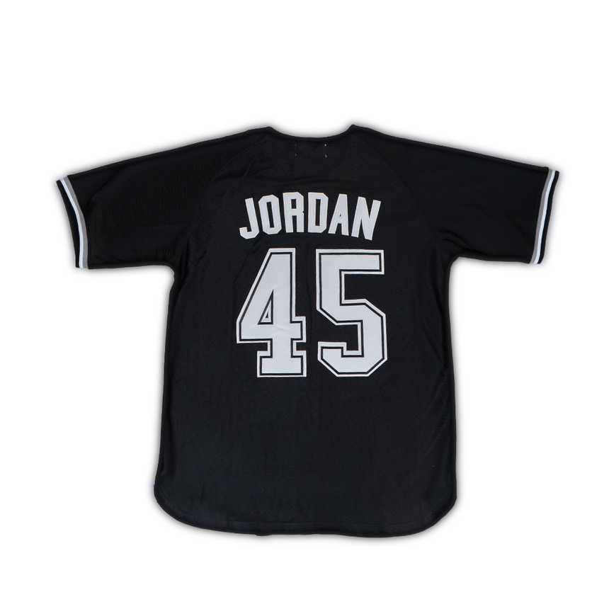 MICHAEL JORDAN BASEBALL JERSEY (BLACK)