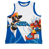 YOUTH BLUE MEGA MAN BASKETBALL JERSEY