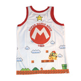 SUPER MARIO YOUTH BASKETBALL JERSEY (WHITE)
