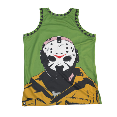 FRIDAY THE 13TH BASKETBALL JERSEY GREEN