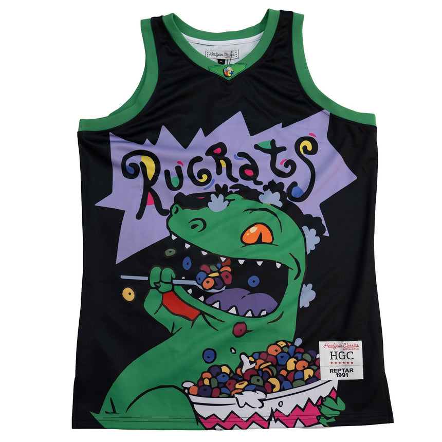 REPTAR BLACK YOUTH BASKETBALL JERSEY