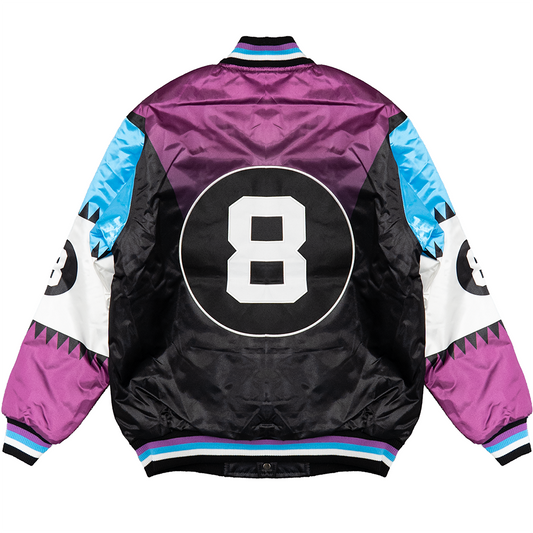 MARTIN DAMN GINA LEGENDARY SATIN JACKET (PURPLE/BLUE)